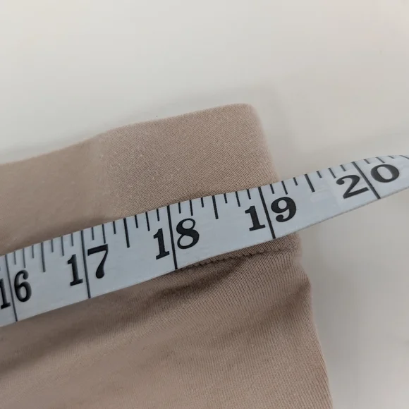 Lot Of 2 Nude Pink 100% Cotton Bike Shorts 5.5" [211] - Picture 3 of 6